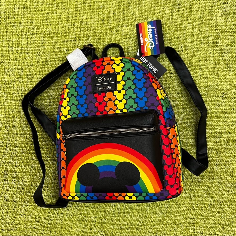 Rainbow Disney loungefly backpack